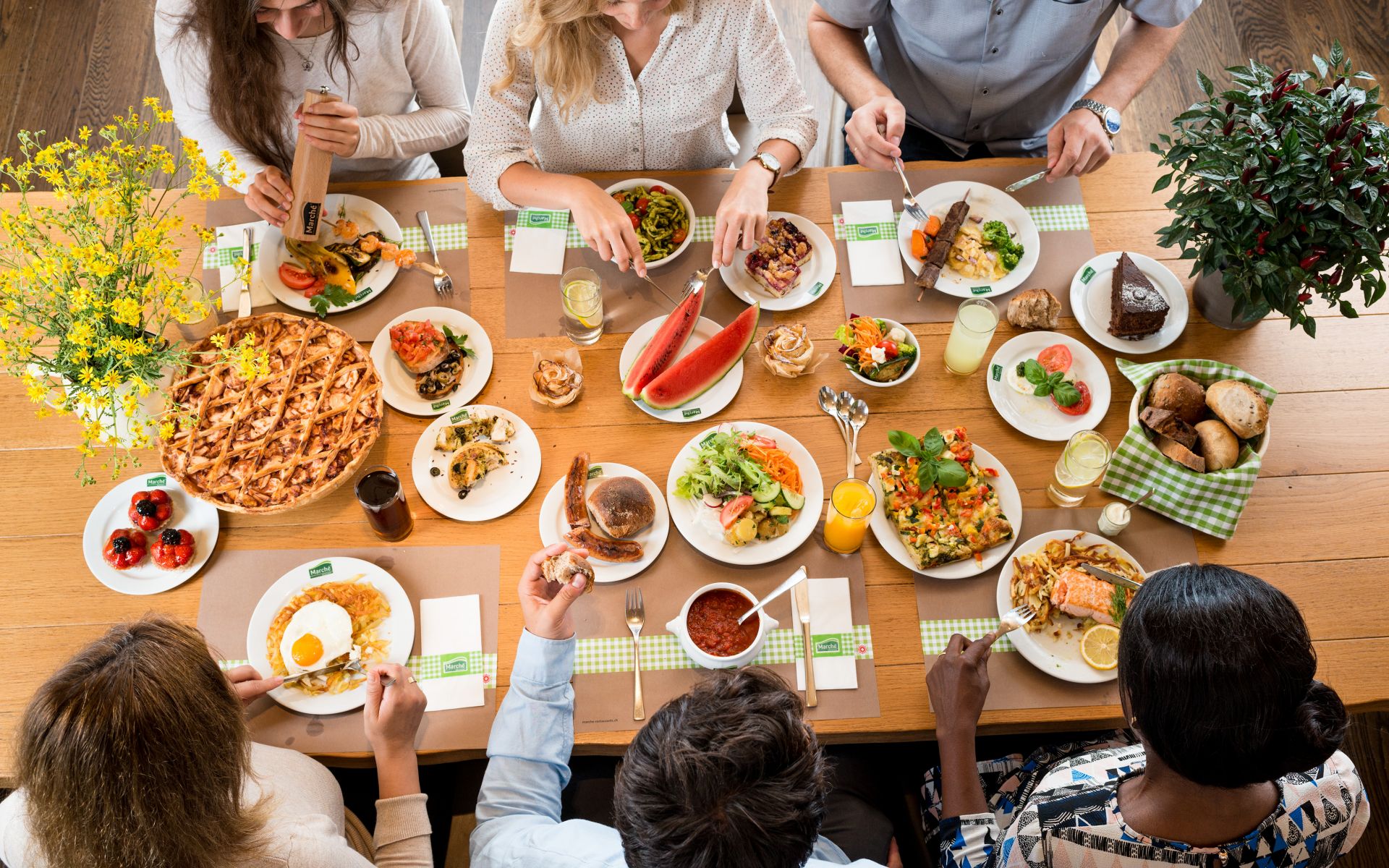 Des offres spéciales pour les groupes au Marché Restaurant